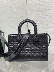 kitlife Dior lady D-Joy Black bag - 30x13x20cm - 1