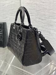 kitlife Dior lady D-Joy Black bag - 30x13x20cm - 3