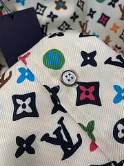 Kitlife Lousi Vuitton Monogram Printed Short-Sleeved Silk Shir - 4