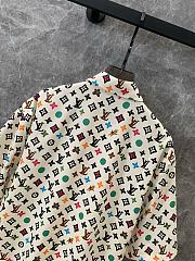 Kitlife Lousi Vuitton Monogram Printed Short-Sleeved Silk Shir - 3