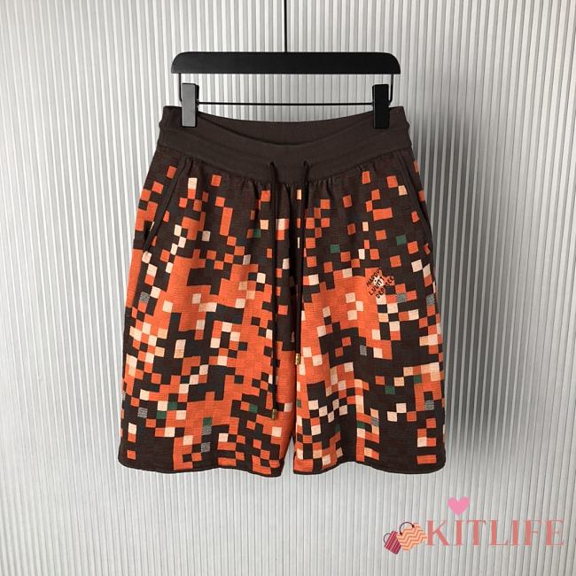 kitlife Louis Vuitton Monogram Shorts Orange - 1
