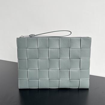 kitlife BOTTEGA VENETA Large Cassette Pouch blue - 35x25x1CM