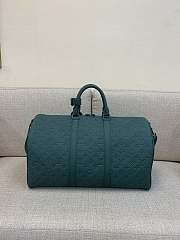 kitlife Louis Vuitton LV Keepall 50 green leather bag - 50x29x23 cm - 1