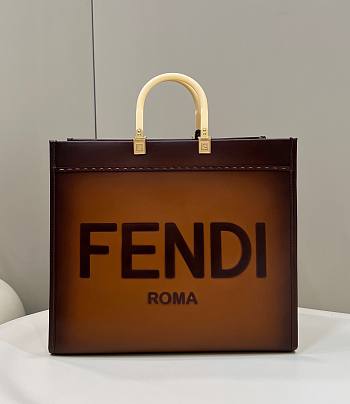 kitlife Fendi Peekaboo toe brown bag - 40×17×37cm