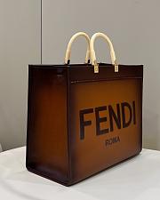 kitlife Fendi Peekaboo toe brown bag - 40×17×37cm - 4