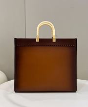 kitlife Fendi Peekaboo toe brown bag - 40×17×37cm - 3