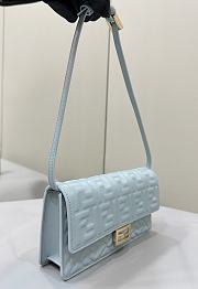 kitlife Fendi Women's Baguette blue Handbags - 21x5x11.5 cm - 6