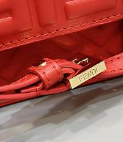 kitlife Fendi Women's Baguette red Handbags - 21x5x11.5 cm - 6