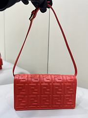 kitlife Fendi Women's Baguette red Handbags - 21x5x11.5 cm - 4