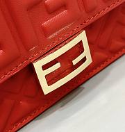 kitlife Fendi Women's Baguette red Handbags - 21x5x11.5 cm - 2