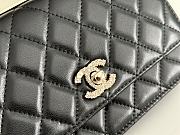 kitlife chanel woc trendy CC black bag -25cm - 5