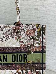 Kitlife Dior Large Book Tote Ecru Multicolor Dior 4 Saisons Automne Soleil Embroidery bag - 36x18x28 cm - 2