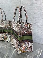 Kitlife Dior Large Book Tote Ecru Multicolor Dior 4 Saisons Automne Soleil Embroidery bag - 36x18x28 cm - 5