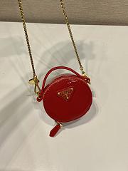 Kiltife Prada Patent leather mini pouch red bag - 8x7.2x3.5cm USD 360.00  - 3