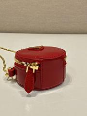 Kiltife Prada Patent leather mini pouch red bag - 8x7.2x3.5cm USD 360.00  - 2