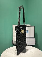 kitlife Prada crochet brown black - 30x29.5cm - 5