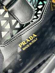 Kitlife Prada Panier leather mini-bag with cut-out motif black - 18x17x10.5cm - 2