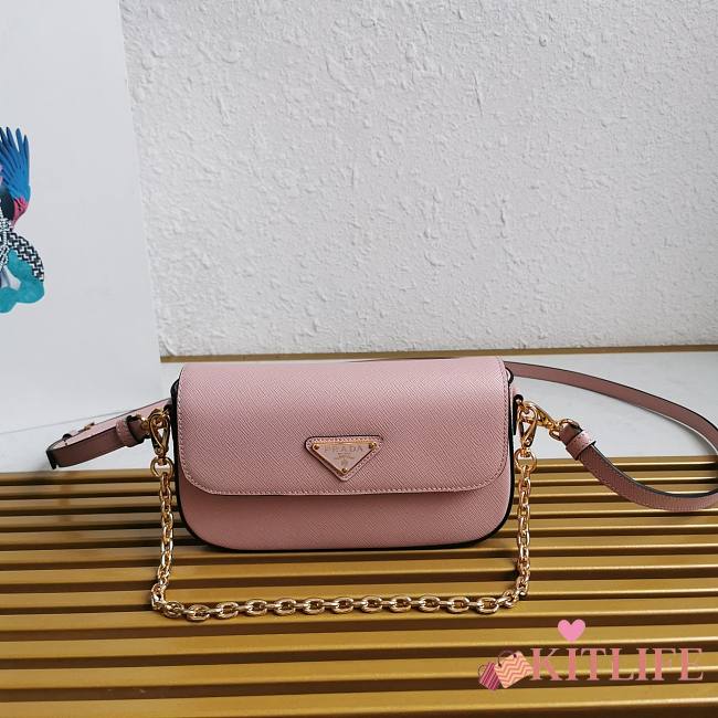 Kitlife PRADA Saffiano Leather Mini-Bag pink - 10 x 20 x 4cm - 1