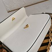 Kitlife PRADA Saffiano Leather Mini-Bag white - 10 x 20 x 4cm - 2