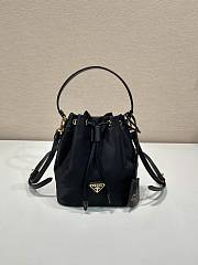 Kitlife Prada Duet Re-Nylon Bucket Bag black - 15.5x19.5x10 cm - 1