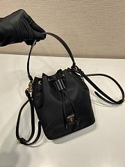Kitlife Prada Duet Re-Nylon Bucket Bag black - 15.5x19.5x10 cm - 6
