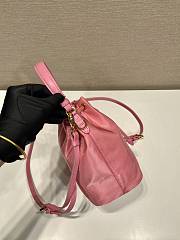 Kitlife Prada Duet Re-Nylon Bucket Bag Pink - 15.5x19.5x10 cm - 5