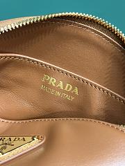 kitlife PRADA Women's Leather Mini Shoulder Bag In Brown - 18x15x8cm - 2