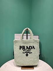 Kitlife PRADA Small Crochet Tote Bag blue - 24x24x8 cm - 1