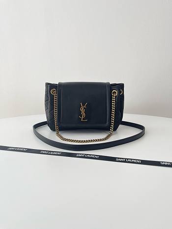 kitlife Saint Laurent Mini Nolita Crossbody Bag black - 18x13x6cm