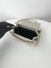 kitlife Saint Laurent Mini Nolita Crossbody Bag White - 18x13x6cm - 5