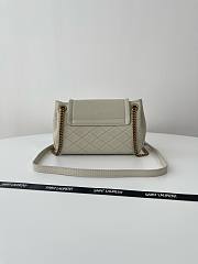 kitlife Saint Laurent Mini Nolita Crossbody Bag White - 18x13x6cm - 4