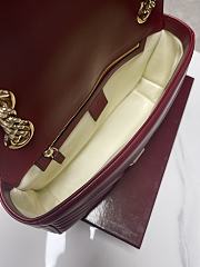 kitlife Gucci Marmont shoulder bag wine - 26x15x7 cm - 4