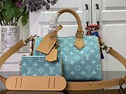 kitlife Louis Vuitton Speedy  Bandoulière25Monogram blue bag - 25x15x15 cm - 1