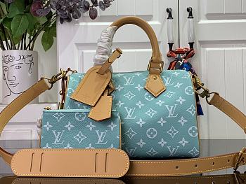 kitlife Louis Vuitton Speedy  Bandoulière25Monogram blue bag - 25x15x15 cm