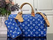 kitlife Louis Vuitton Keepall Bandoulière 40 Blue bag - 40 x 26 x23 cm - 1