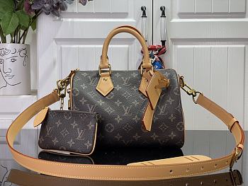 kitlife Louis Vuitton Speedy P9 Bandoulière 25 brown bag - M24443 - 25 x 15 x15cm 