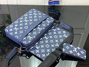 kitlife Louis Vuitton Trio Messenger Navy Blue bag - 25 x 18.5 x 7 cm - 4