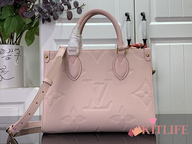 Kitlife Louis Vuitton OnTheGo PM Pink opale bag -  25 x 19 x 11.5 cm - 1