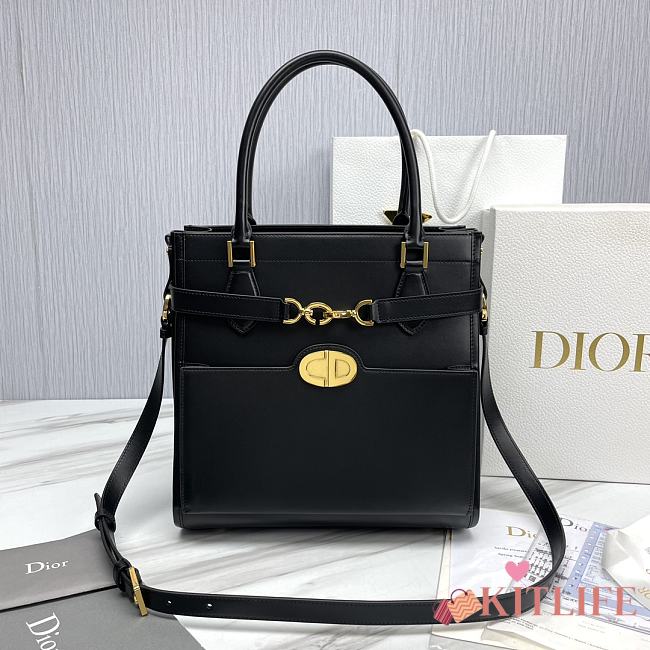 kitlife Christian Dior CD lock Black bag - 28x30x18 cm - 1