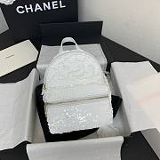 Kitlife Chanel backpack white - 25x21x15 cm - 1