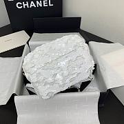 Kitlife Chanel backpack white - 25x21x15 cm - 2