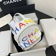 Kitlife Chanel backpack white 2024 - 25x21x15 cm - 6