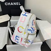 Kitlife Chanel backpack white 2024 - 25x21x15 cm - 5