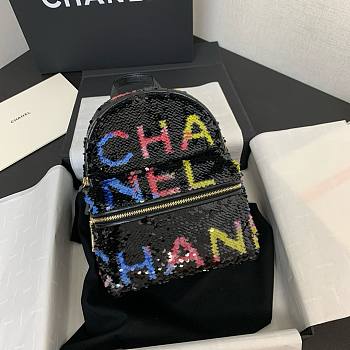 Kitlife Chanel backpack black 2024 - 25x21x15 cm