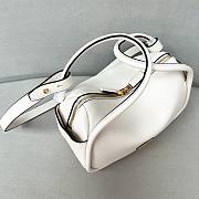 Kitlife Prada softGrain handback white - 25x18x10.5cm - 2