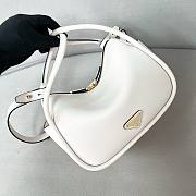 Kitlife Prada softGrain handback white - 25x18x10.5cm - 4