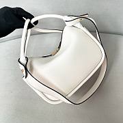 Kitlife Prada softGrain handback white - 25x18x10.5cm - 5