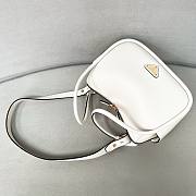 Kitlife Prada softGrain handback white - 25x18x10.5cm - 6