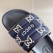 kitlife Gucci Men's blue GG Slide Sandal - 6