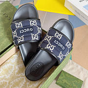 kitlife Gucci Men's blue GG Slide Sandal - 4
